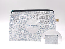 Laden Sie das Bild in den Galerie-Viewer, Be happy | Zipptäschchen div. Farben