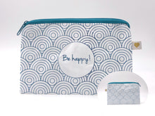 Laden Sie das Bild in den Galerie-Viewer, Be happy | Zipptäschchen div. Farben