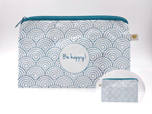 Laden Sie das Bild in den Galerie-Viewer, Be happy | Zipptäschchen div. Farben