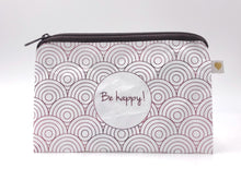Laden Sie das Bild in den Galerie-Viewer, Be happy | Zipptäschchen div. Farben